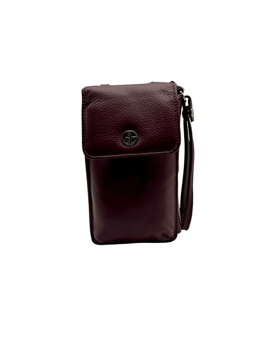 Giani Bernini Purple Leather Crossbody Wallet